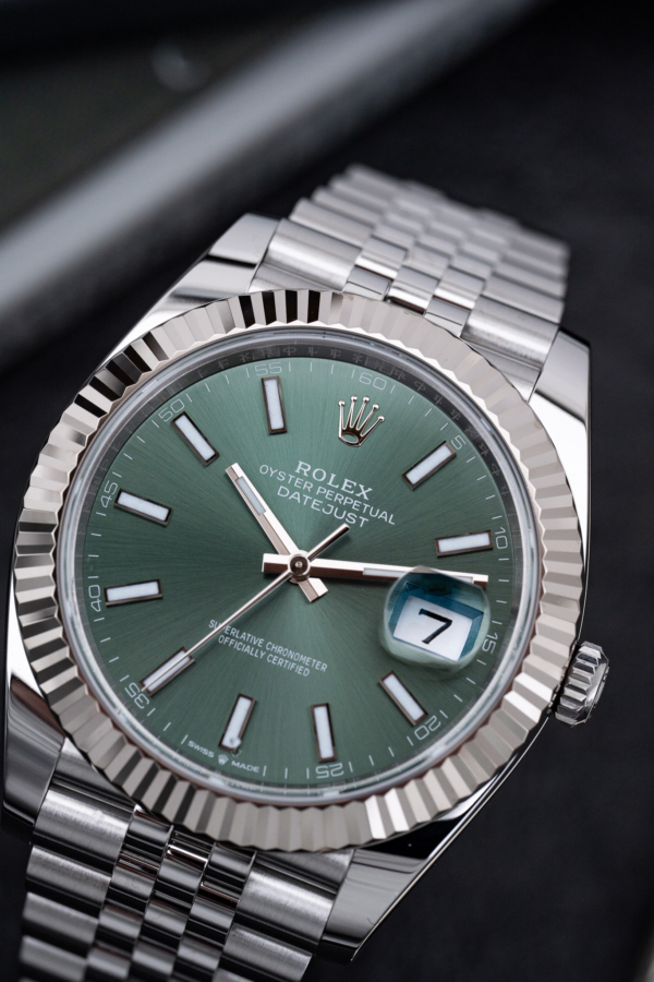 Rolex Datejust 41 Vert Menthe "Unworn"