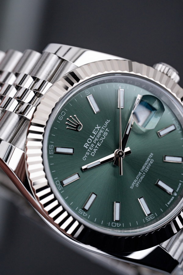 Rolex Datejust 41 Vert Menthe "Unworn"