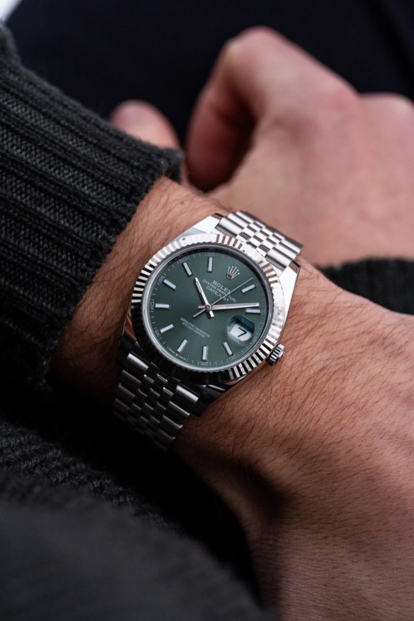 Rolex Datejust 41 Vert Menthe "Unworn"