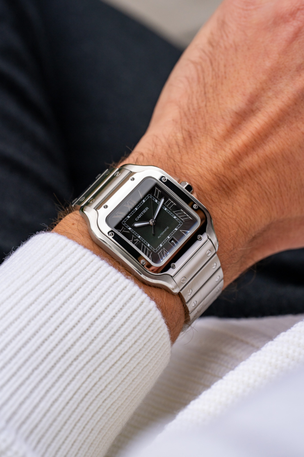 Santos de Cartier Grand Modèle Vert