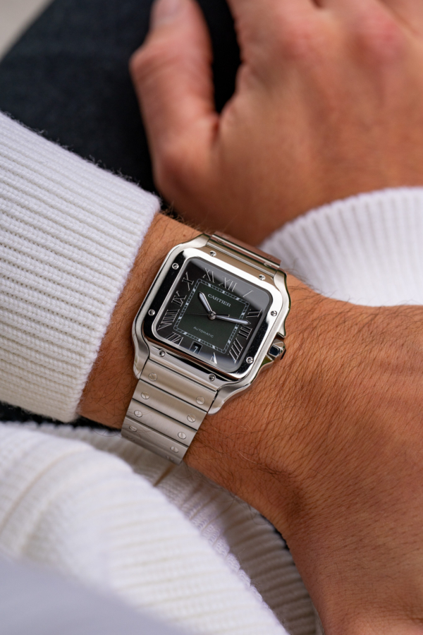 Santos de Cartier Grand Modèle Vert