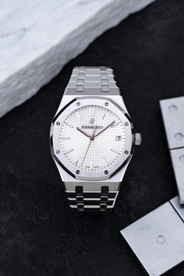 Royal Oak 41 Argenté 15500ST