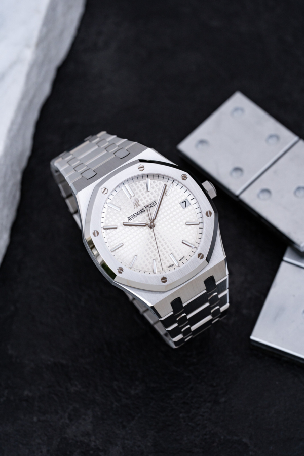 Royal Oak 41 Argenté 15500ST