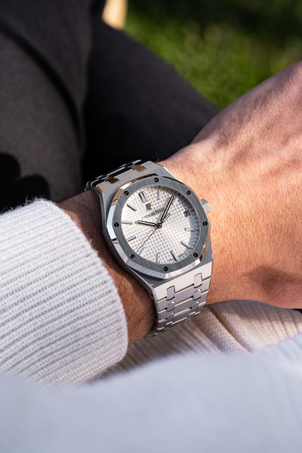 Royal Oak 41 Argenté 15500ST