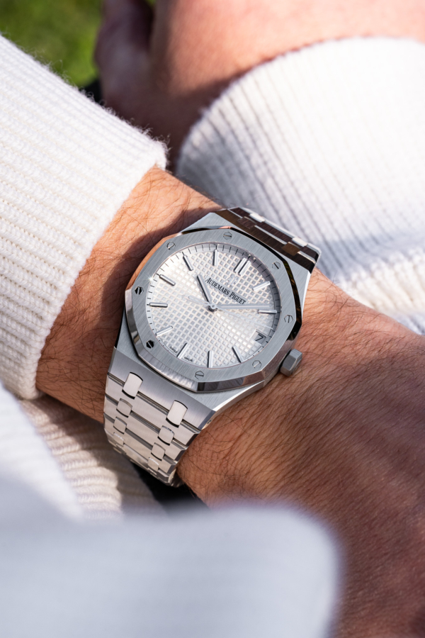 Royal Oak 41 Argenté 15500ST