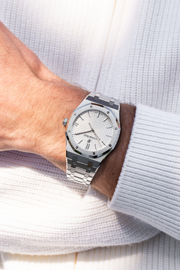 Royal Oak 41 Argenté 15500ST