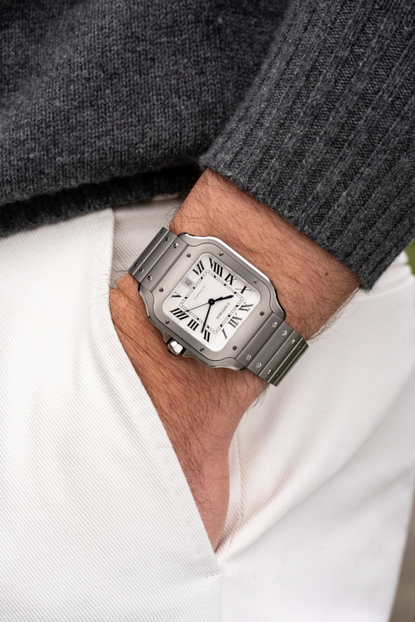 Santos de Cartier Grand Modèle Titane "Unworn"