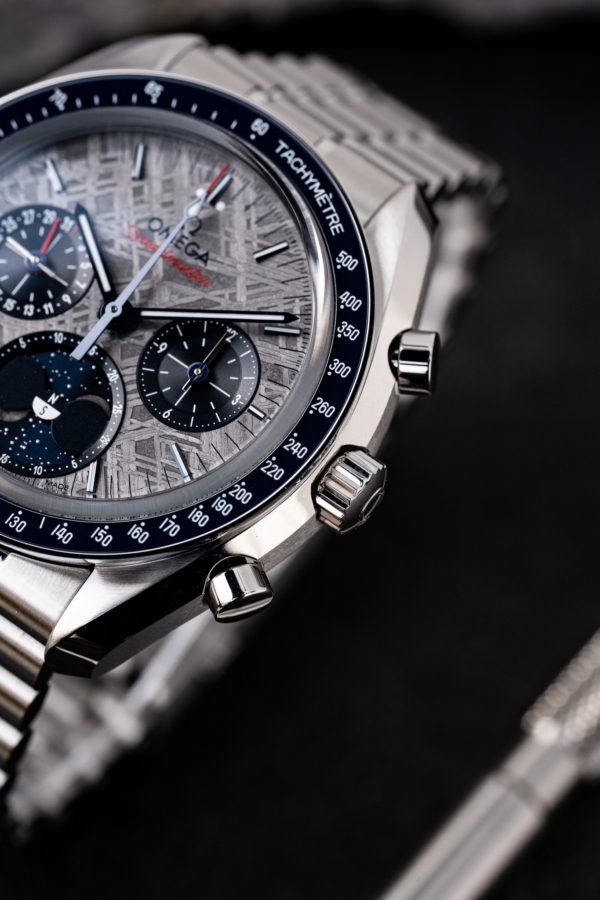 Omega Speedmaster Moonphase Meteorite