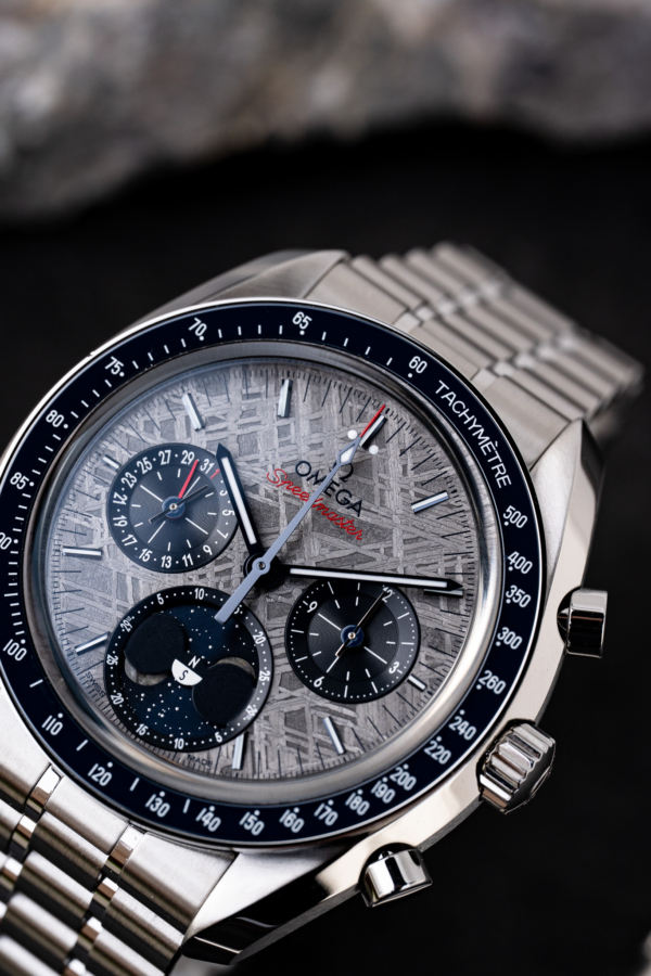 Omega Speedmaster Moonphase Meteorite