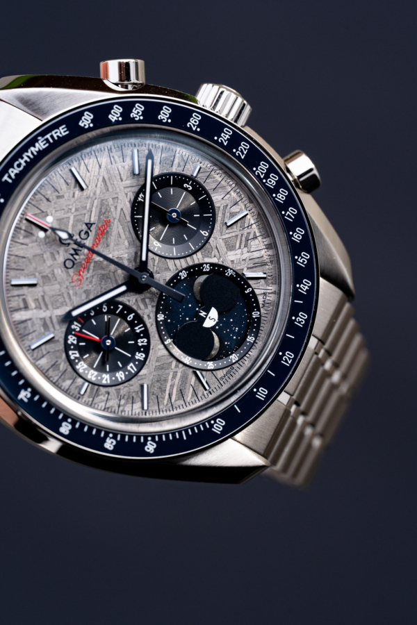Omega Speedmaster Moonphase Meteorite