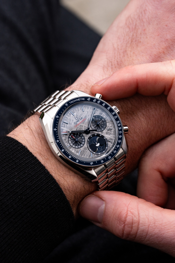 Omega Speedmaster Moonphase Meteorite