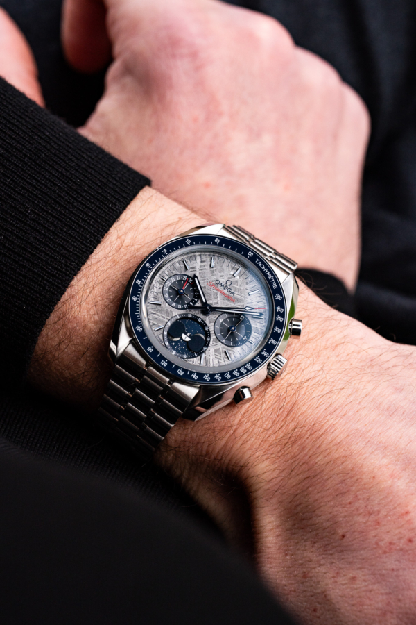 Omega Speedmaster Moonphase Meteorite