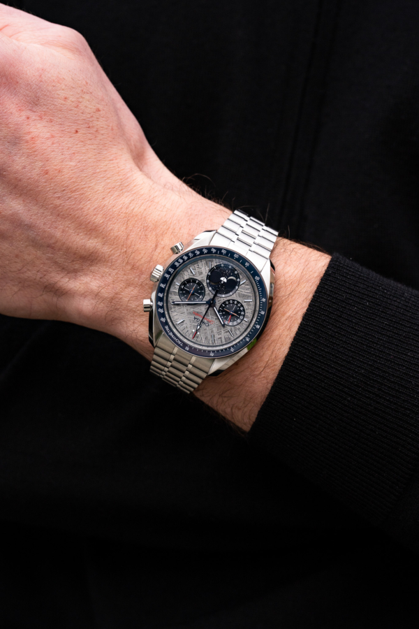 Omega Speedmaster Moonphase Meteorite