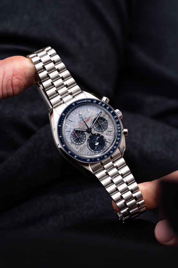 Omega Speedmaster Moonphase Meteorite