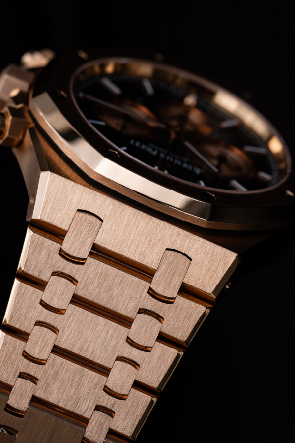 Audemars Piguet Royal Oak Chronographe Or Rose Bleu