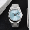 Rolex Day-Date 40 Bleu Glacier Baguettes "Unworn"