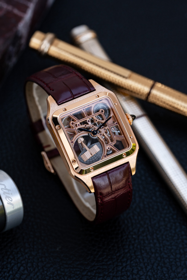 Cartier Santos-Dumont Squelette Micro Rotor