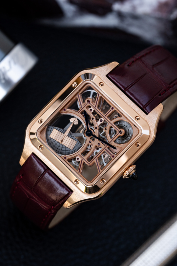 Cartier Santos-Dumont Squelette Micro Rotor
