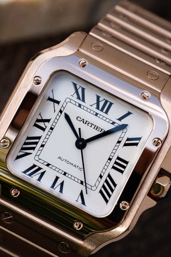 Santos de Cartier Medium Or rose
