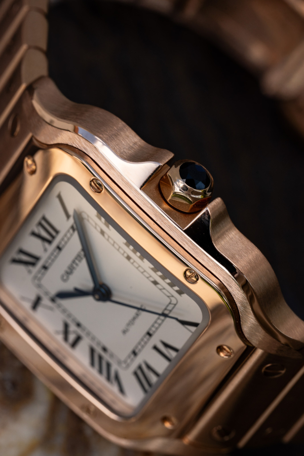 Santos de Cartier Medium Or rose