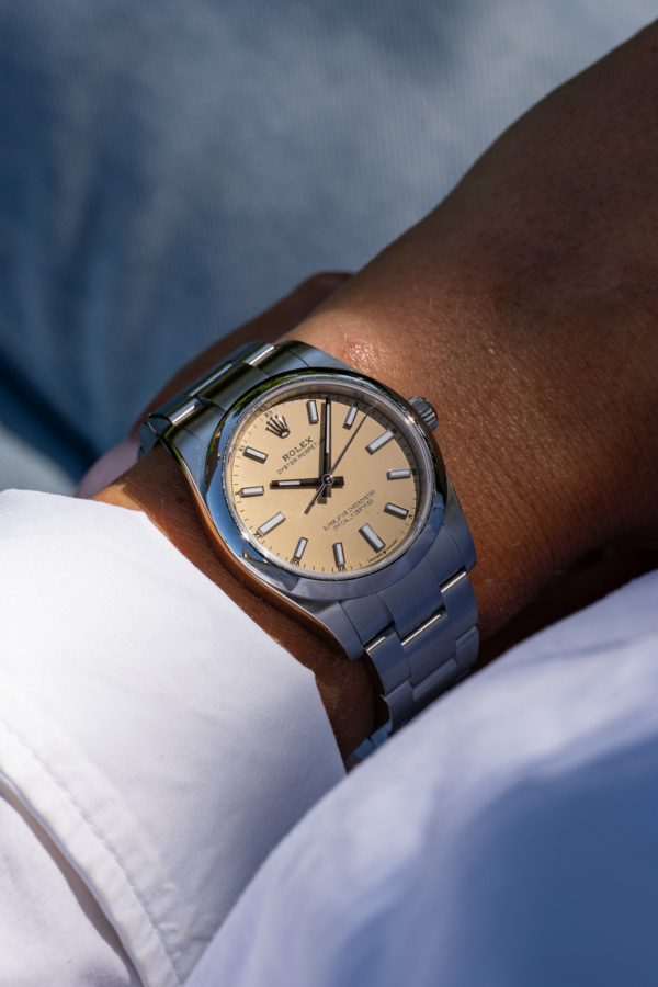 Rolex Oyster Perpetual 34 Beige "Unworn"