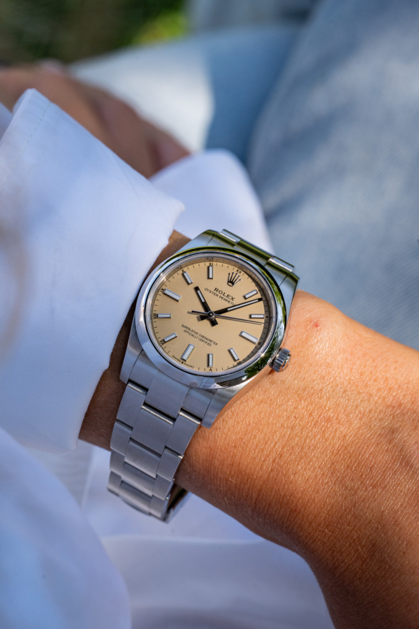 Rolex Oyster Perpetual 34 Beige "Unworn"