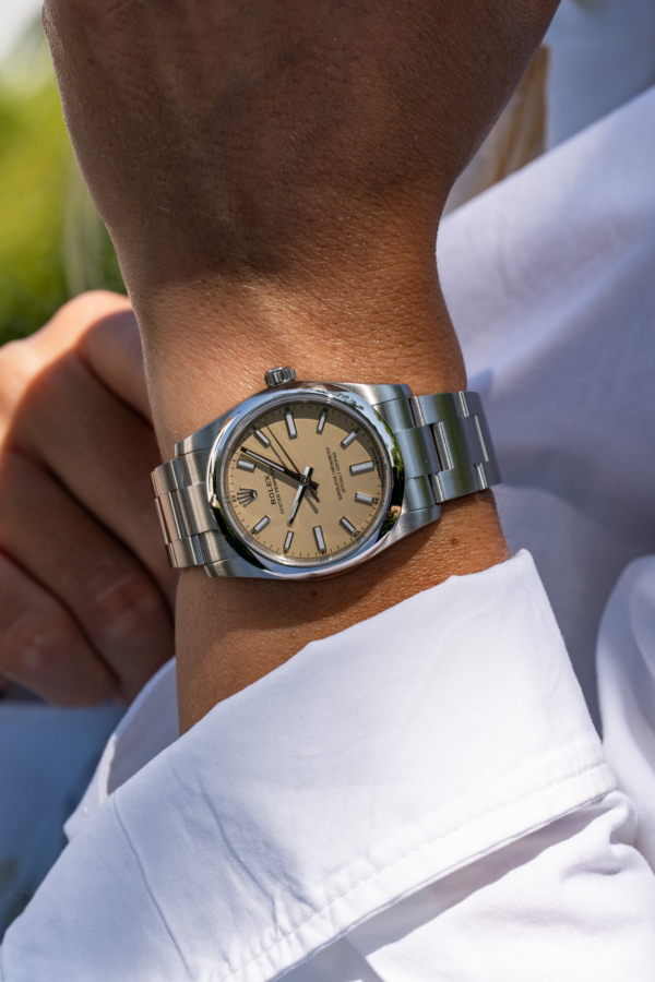 Rolex Oyster Perpetual 34 Beige "Unworn"