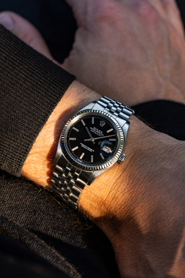 Rolex Datejust 1601 Noir "No Lume"