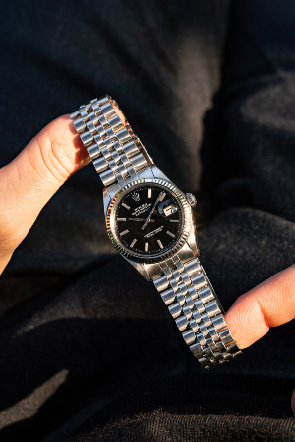 Rolex Datejust 1601 Noir "No Lume"