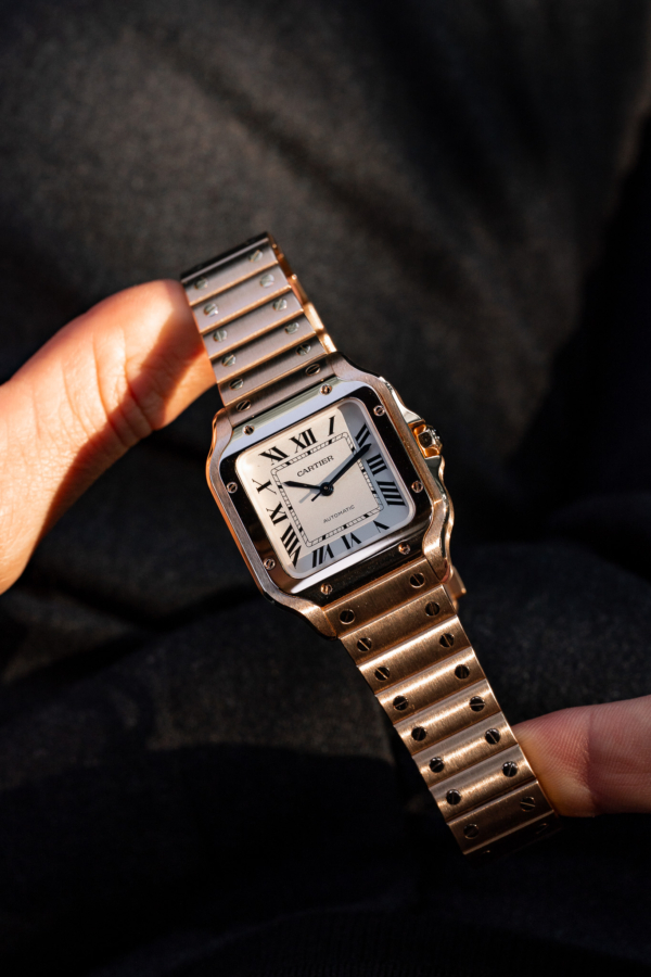 Santos de Cartier Medium Or Rose