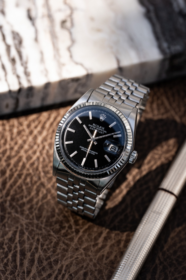 Rolex Datejust 1601 Noir "No Lume"