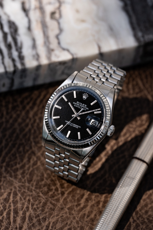 Rolex Datejust 1601 Noir "No Lume"