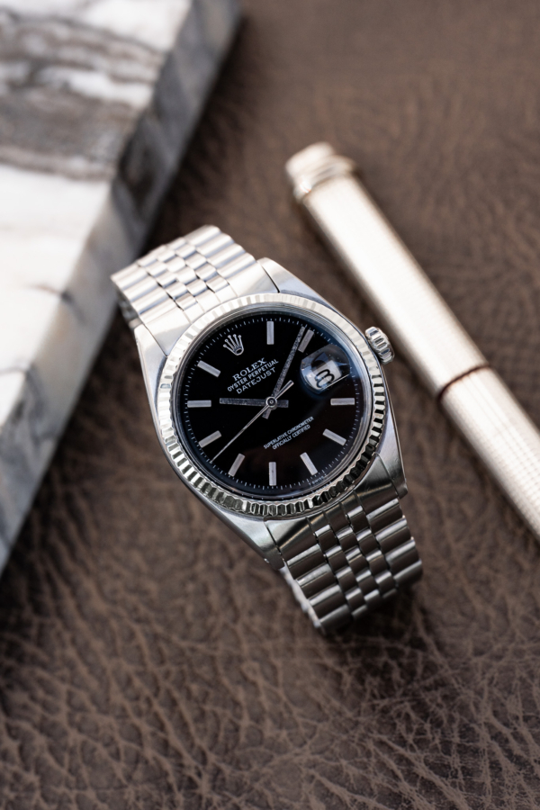 Rolex Datejust 1601 Noir "No Lume"