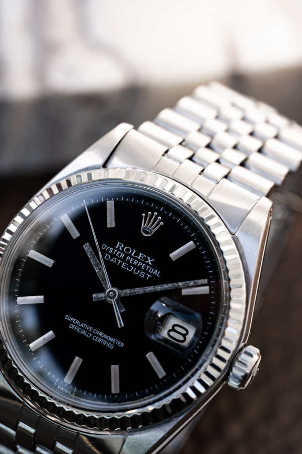 Rolex Datejust 1601 Noir "No Lume"