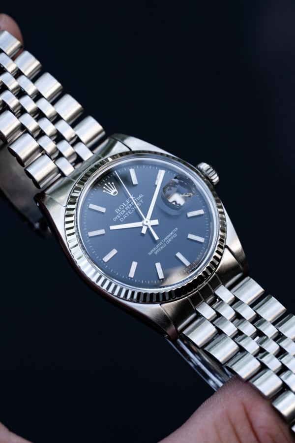Rolex Datejust 1601 Noir "No Lume"