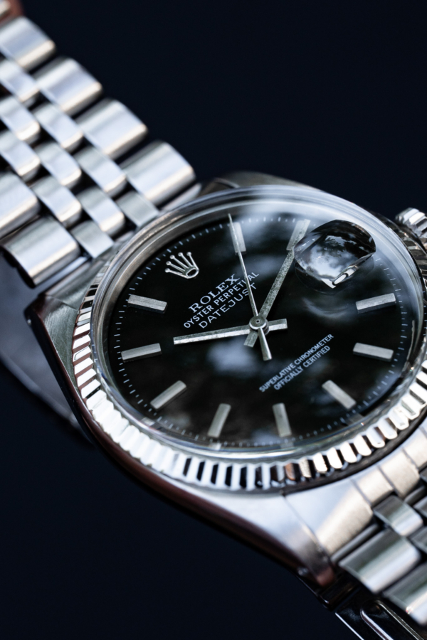 Rolex Datejust 1601 Noir "No Lume"