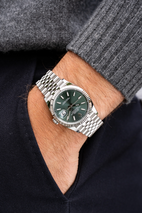 Rolex Datejust 36 Vert Menthe "Unworn"