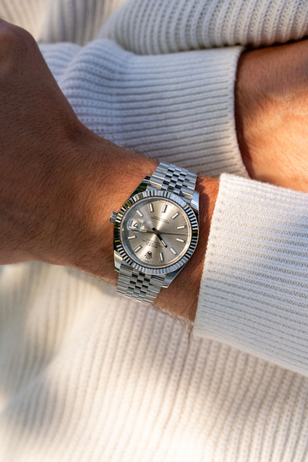 Rolex Datejust 41 Argenté