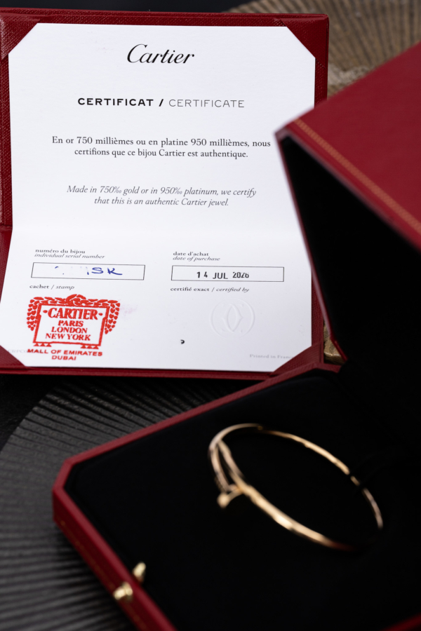 Cartier Juste un Clou Modèle Classique Or Jaune 17